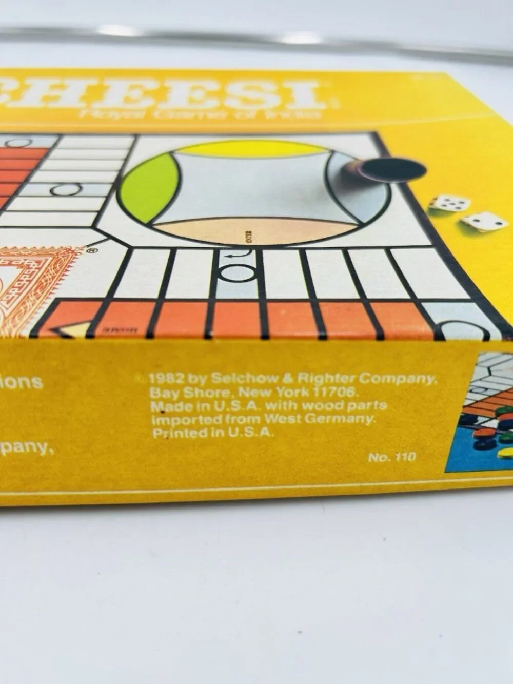 Vintage Parcheesi Royal Game of India, 1982 Edition Selchow & Righter Complete